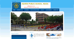 Desktop Screenshot of adarshpublicschoolnoida.com